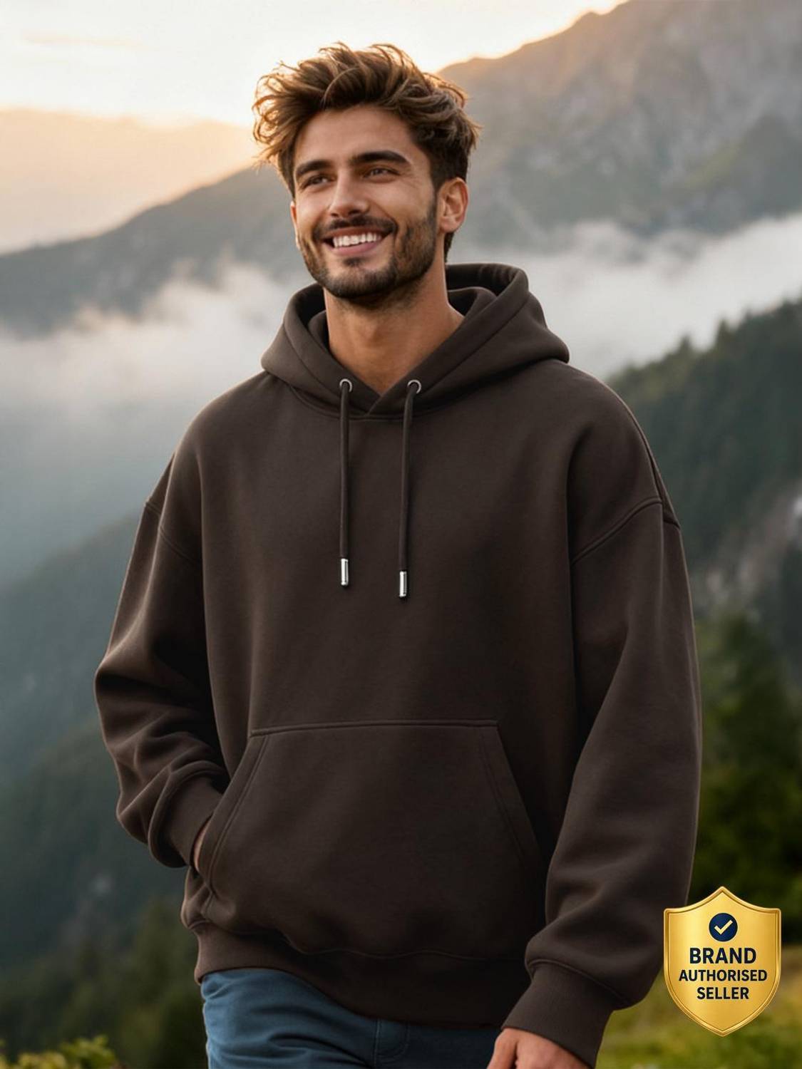 NOBERO Full Sleeve Solid Men Sweatshirt