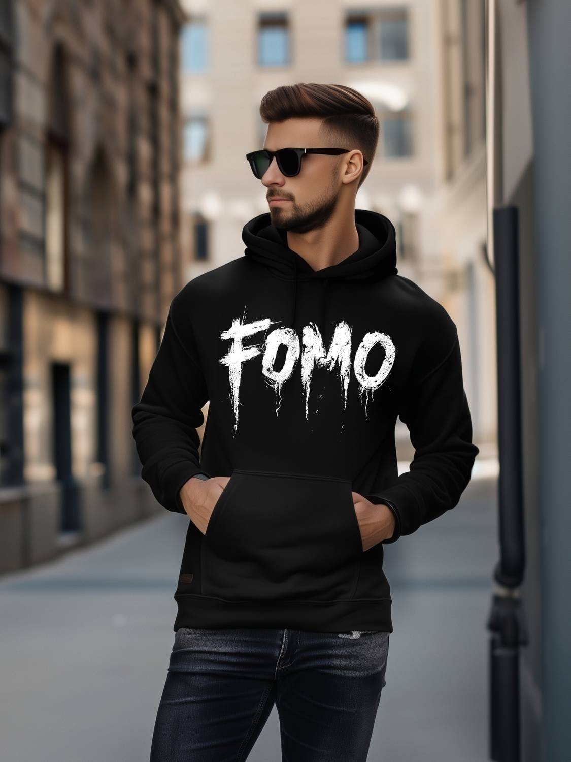 BUKKL Full Sleeve Graphic Print Men Sweatshirt