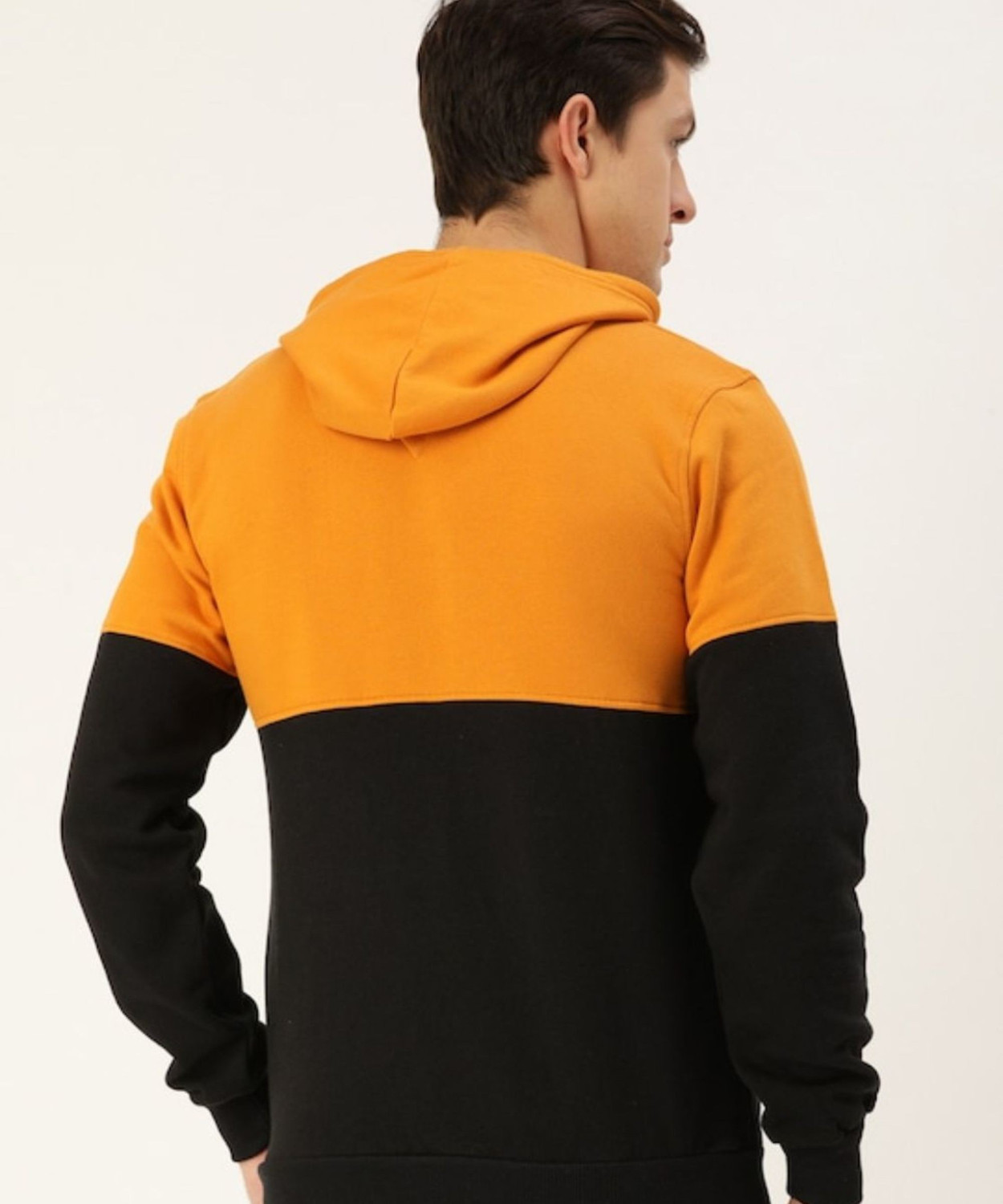 Image of CAMPUS SUTRA Full Sleeve Color Block Men Sweatshirt