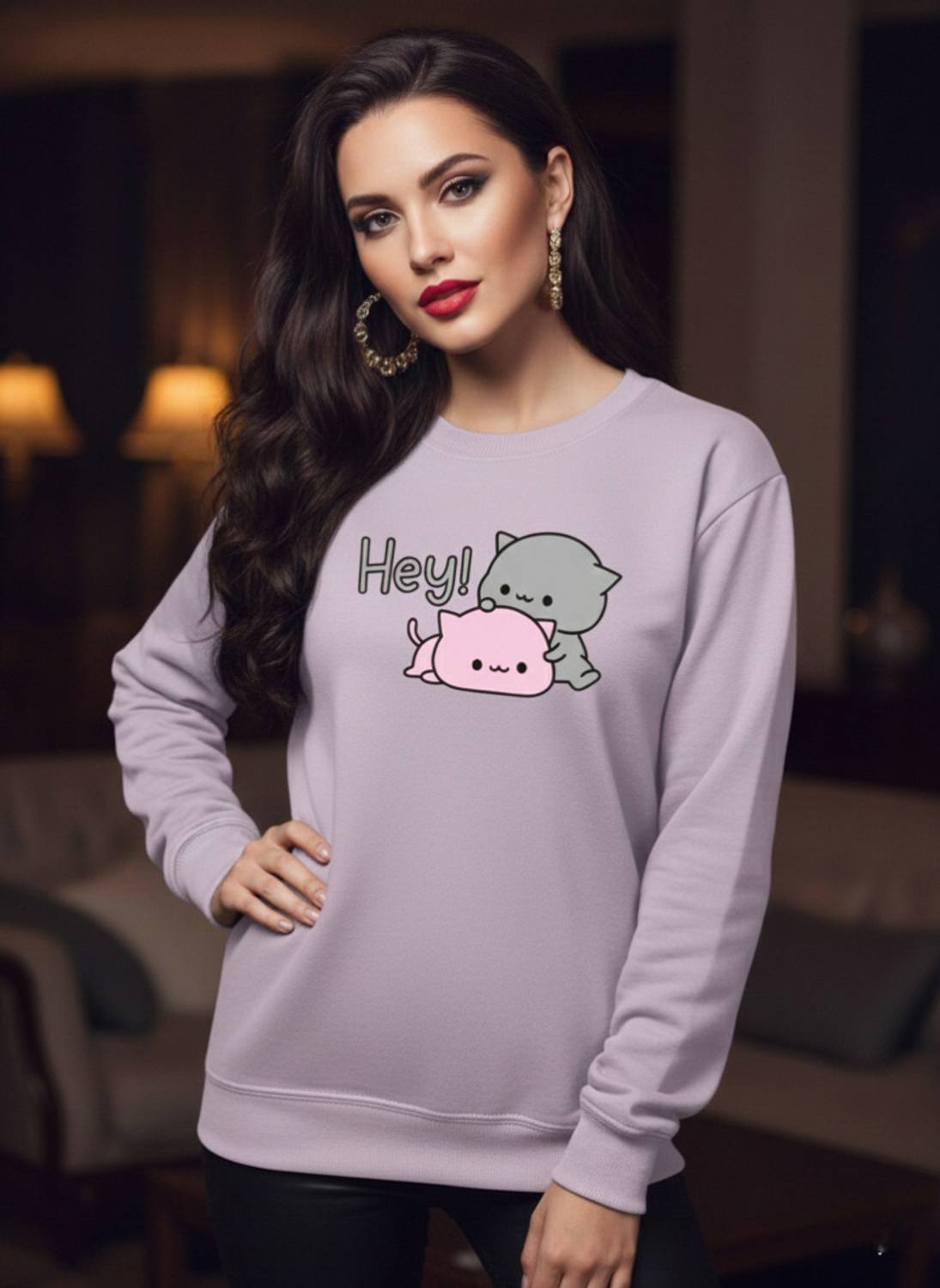 ADIXUS Full Sleeve Printed Women Sweatshirt