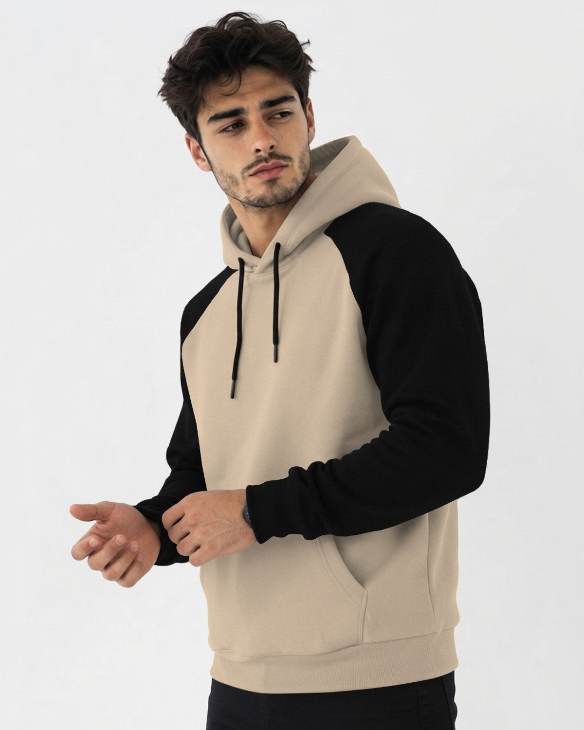 Image of TRIPR Full Sleeve Color Block Men Sweatshirt