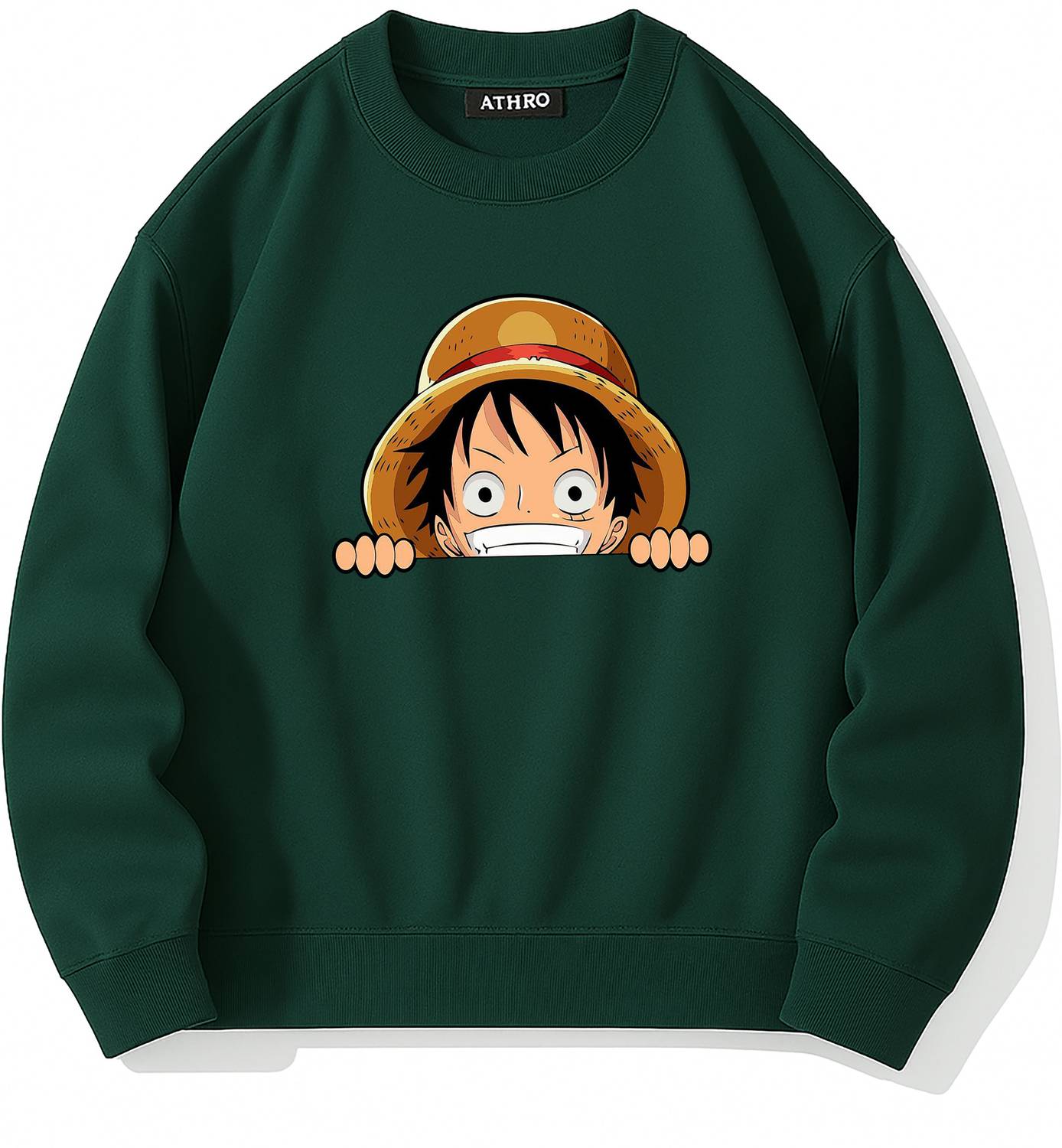 athro Full Sleeve Printed Men & Women Sweatshirt