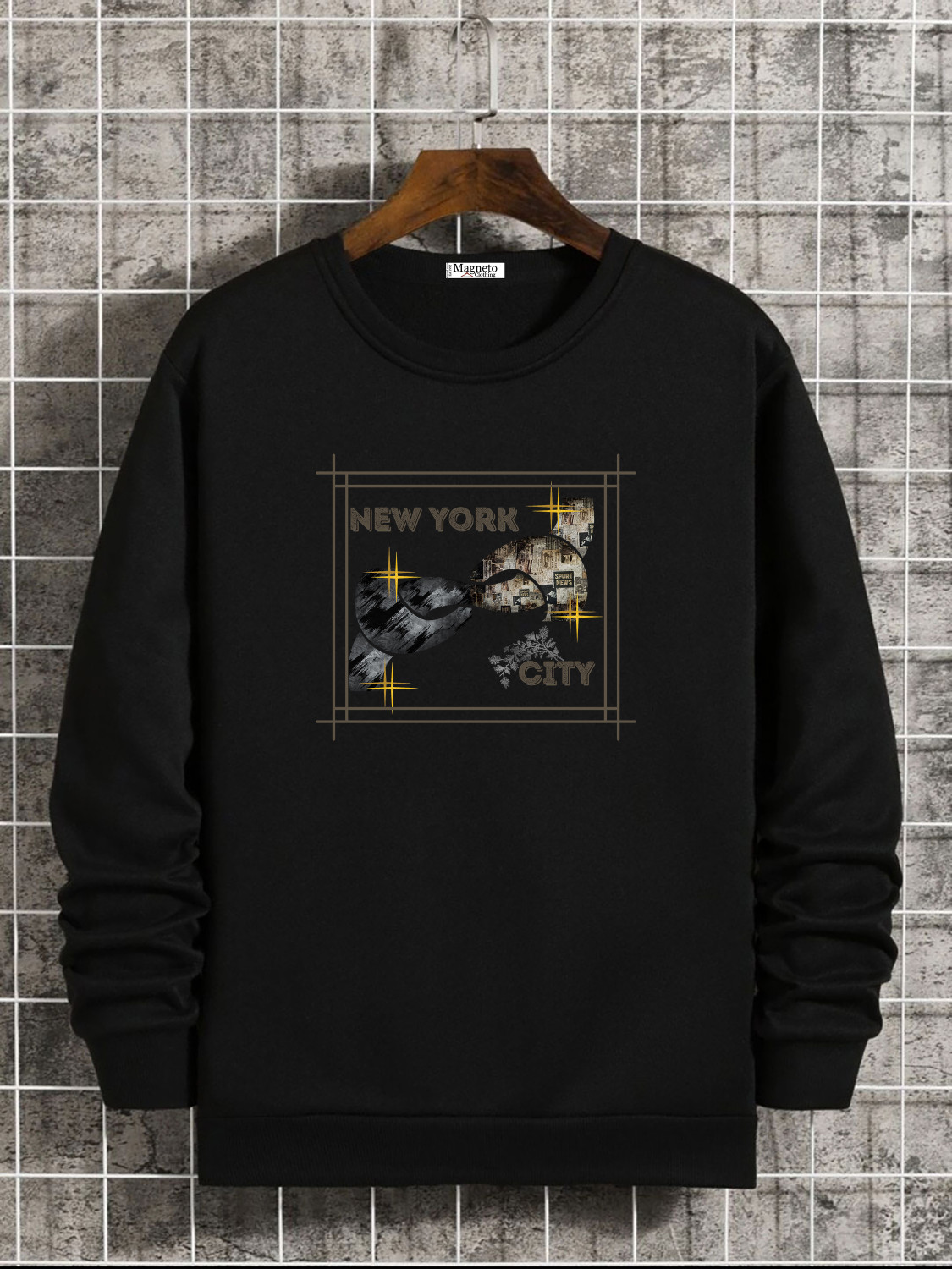 Image of Magneto Men Full Sleeve Printed Sweatshirt
