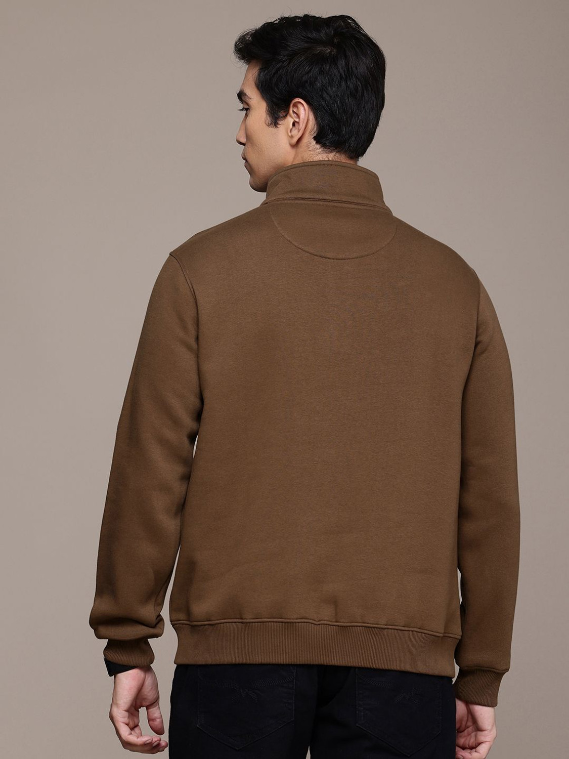 Image of French Connection Full Sleeve Solid Men Sweatshirt