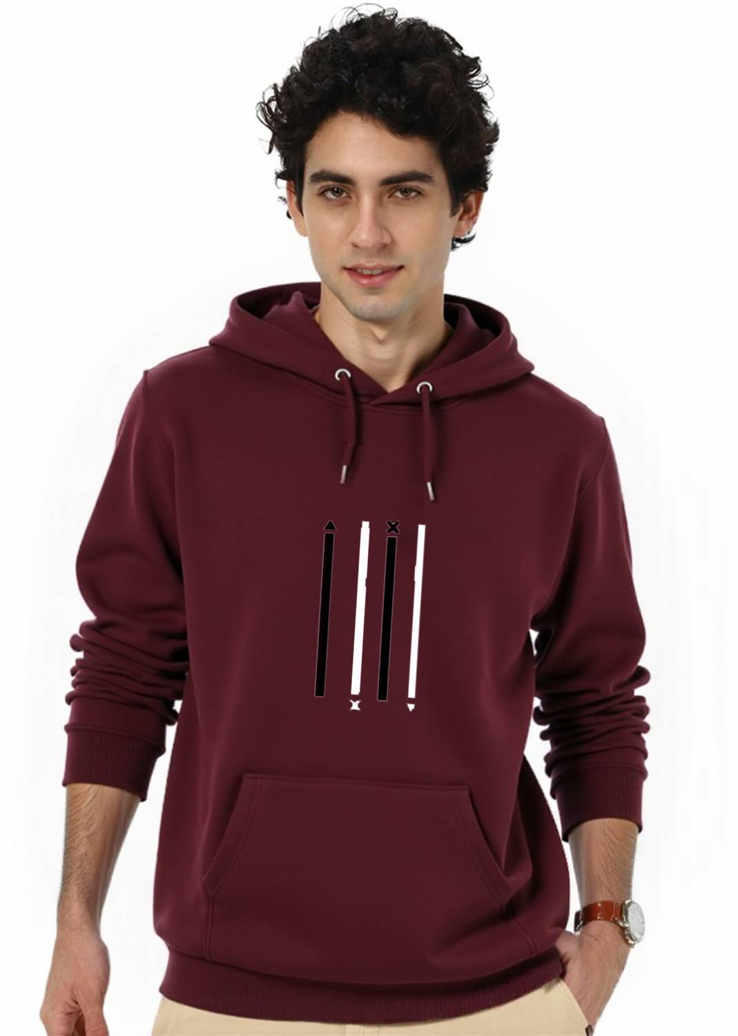 Ashkart Full Sleeve Solid Men Sweatshirt