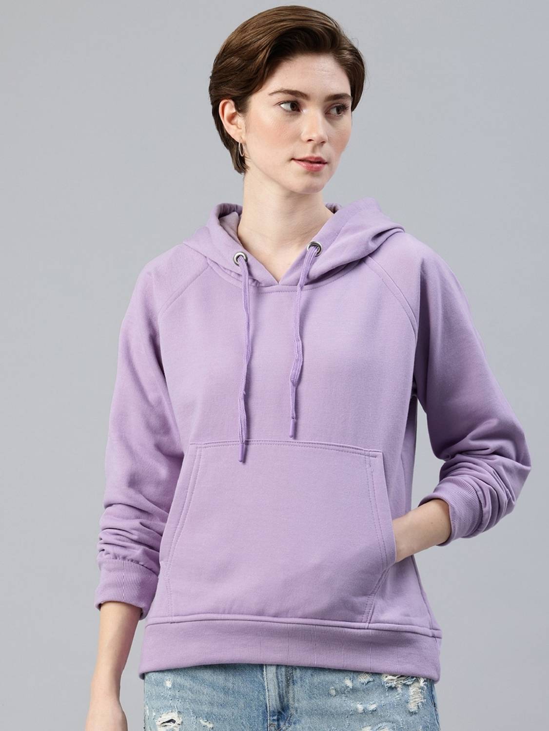 ADBUCKS Full Sleeve Solid Women Sweatshirt