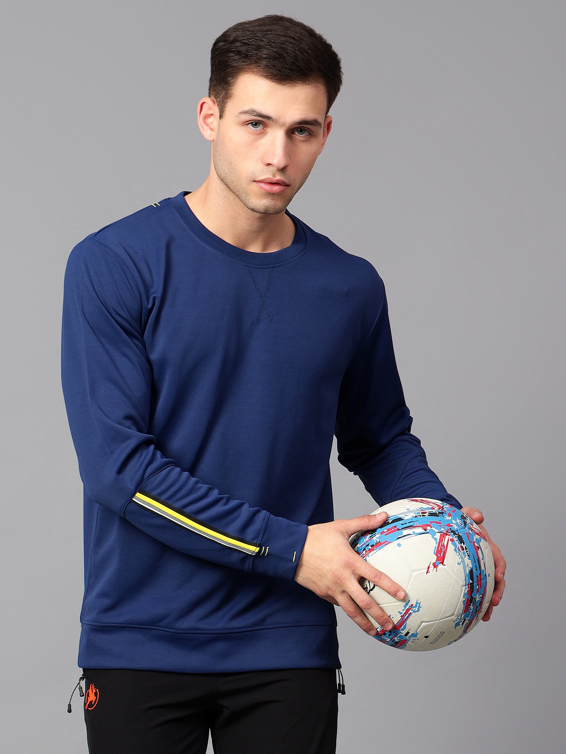 Image of Shiv Naresh Full Sleeve Solid Men Sweatshirt