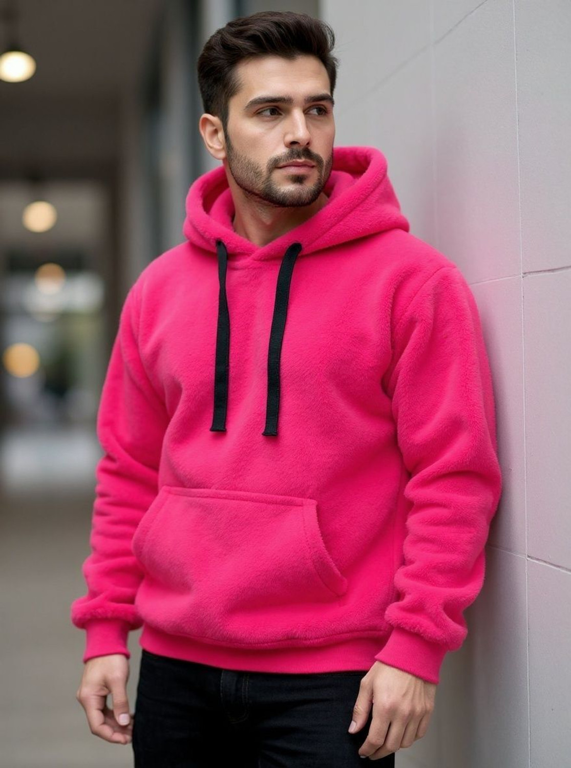 Image of Bellwit Full Sleeve Solid Men Sweatshirt