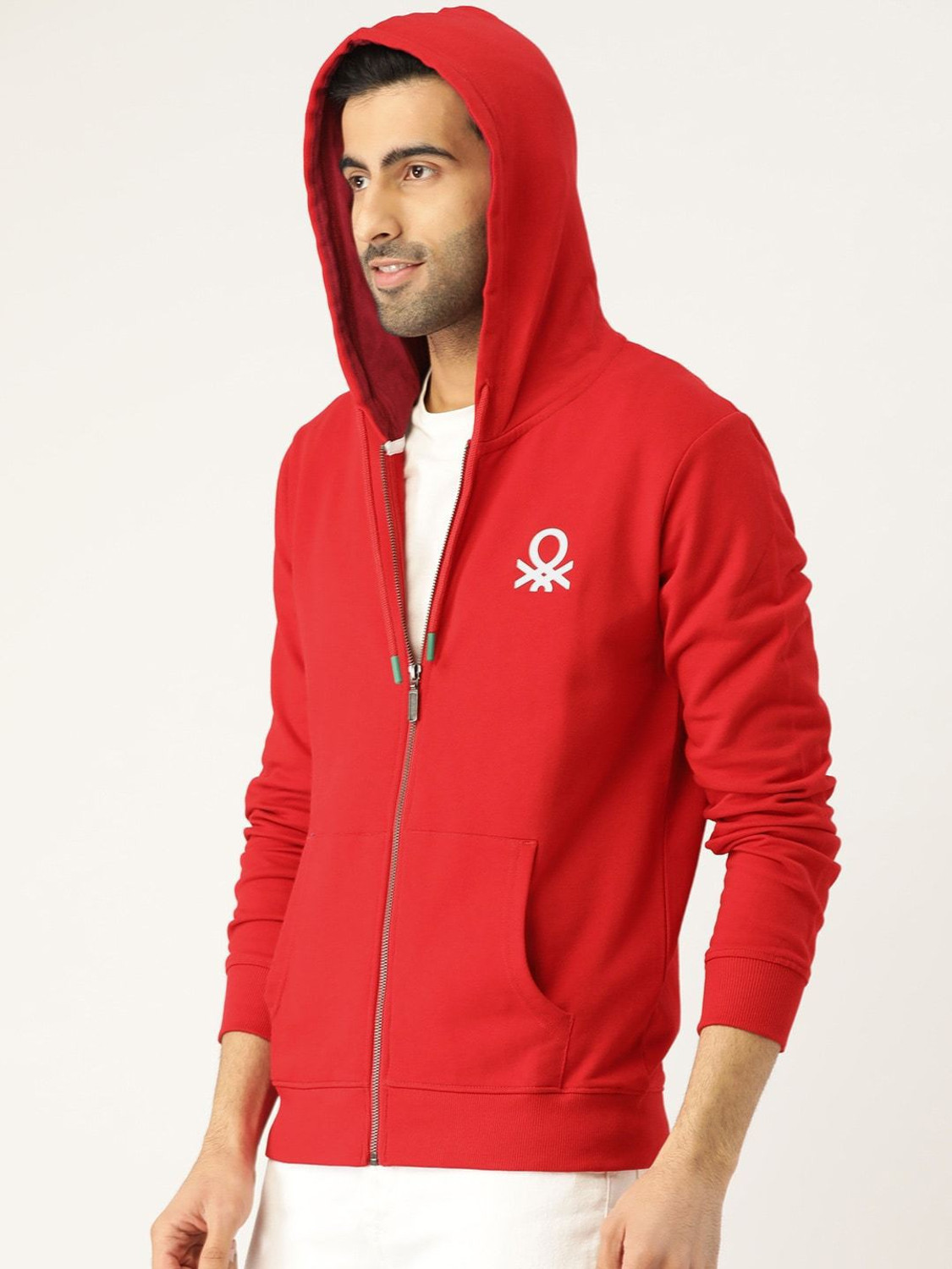 Image of United Colors of Benetton Full Sleeve Solid Men Sweatshirt