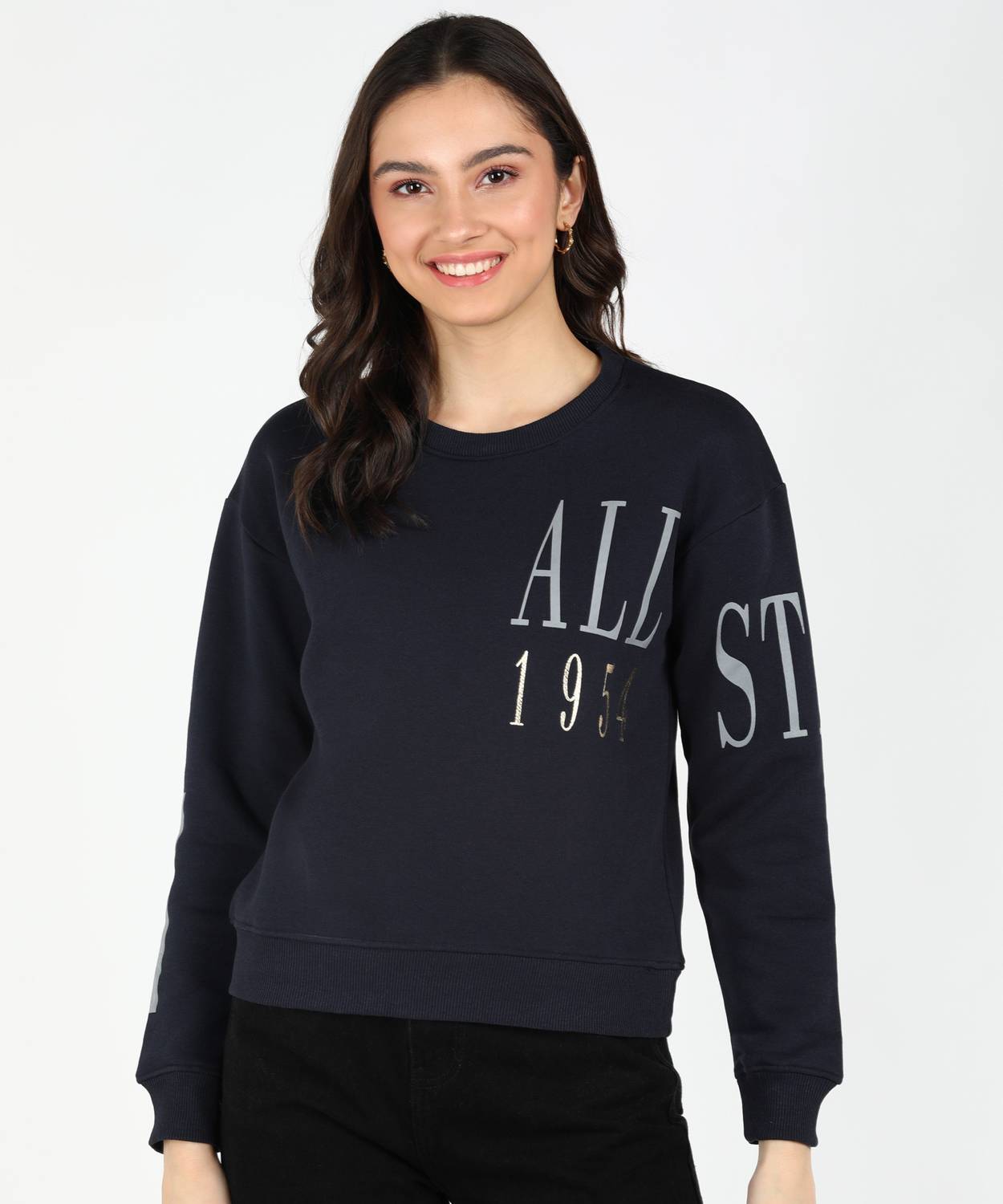 Breil By Fort Collins Women Full Sleeve Printed Sweatshirt