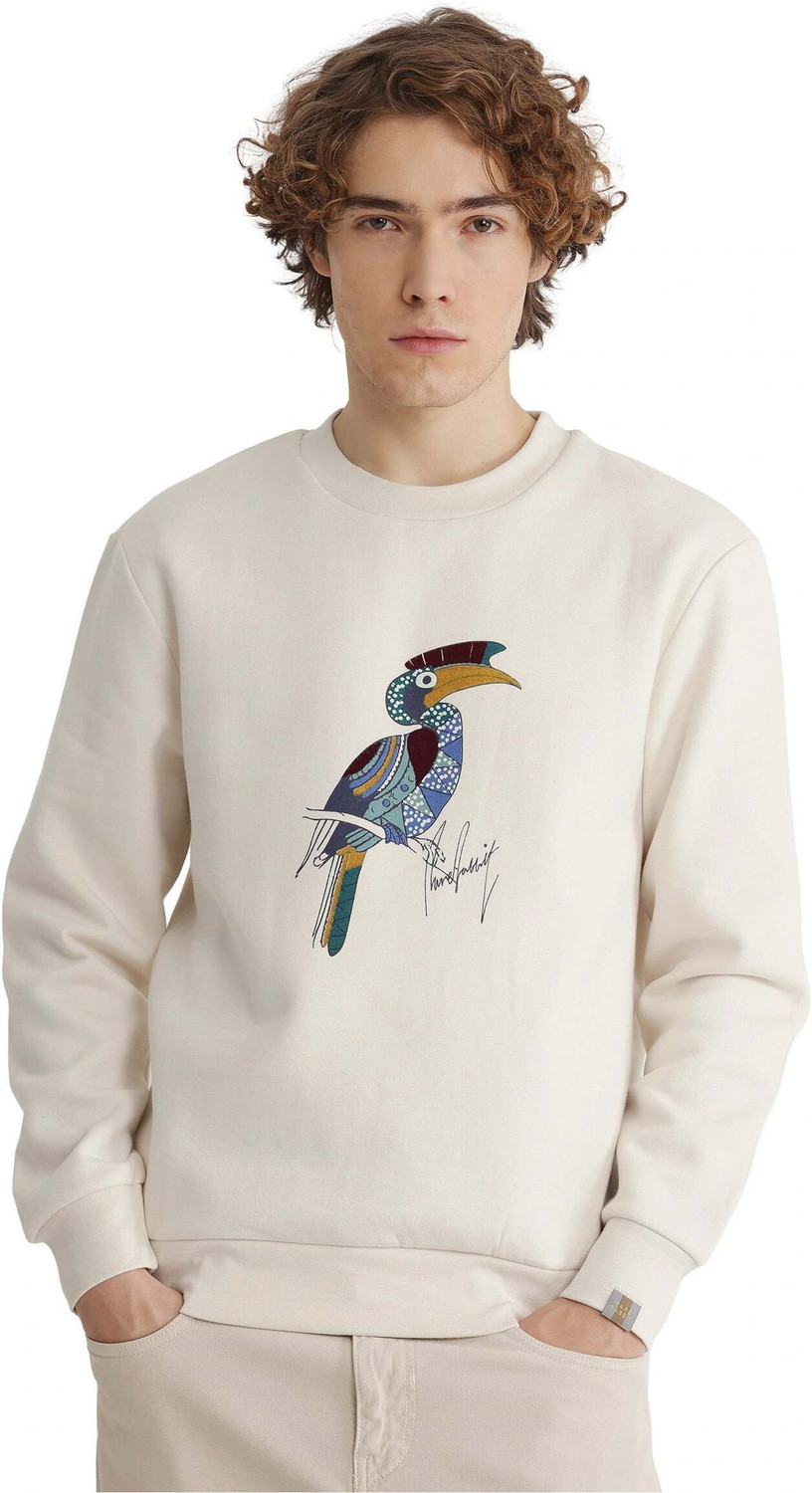 Image of RARE RABBIT Full Sleeve Graphic Print Men Sweatshirt