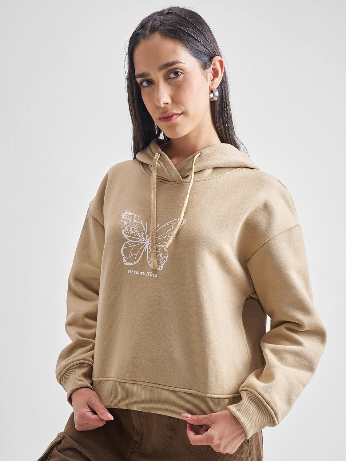 Image of Tokyo Talkies Full Sleeve Printed Women Sweatshirt