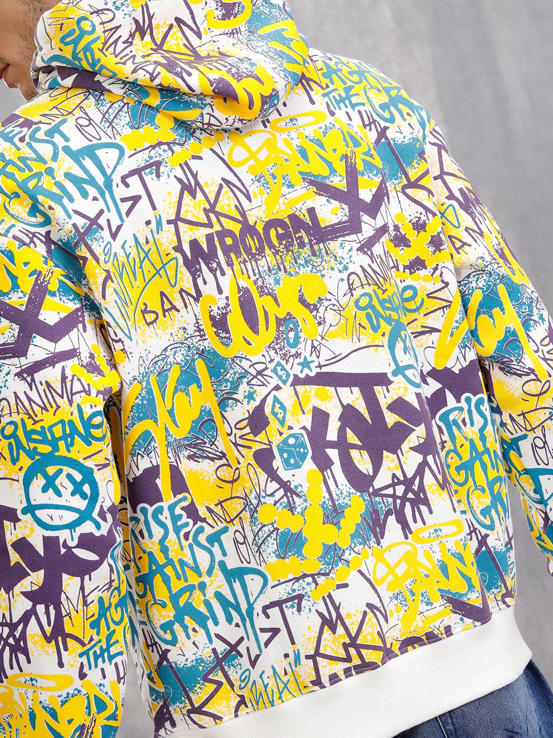 WROGN Full Sleeve Printed Men Sweatshirt - Image 5