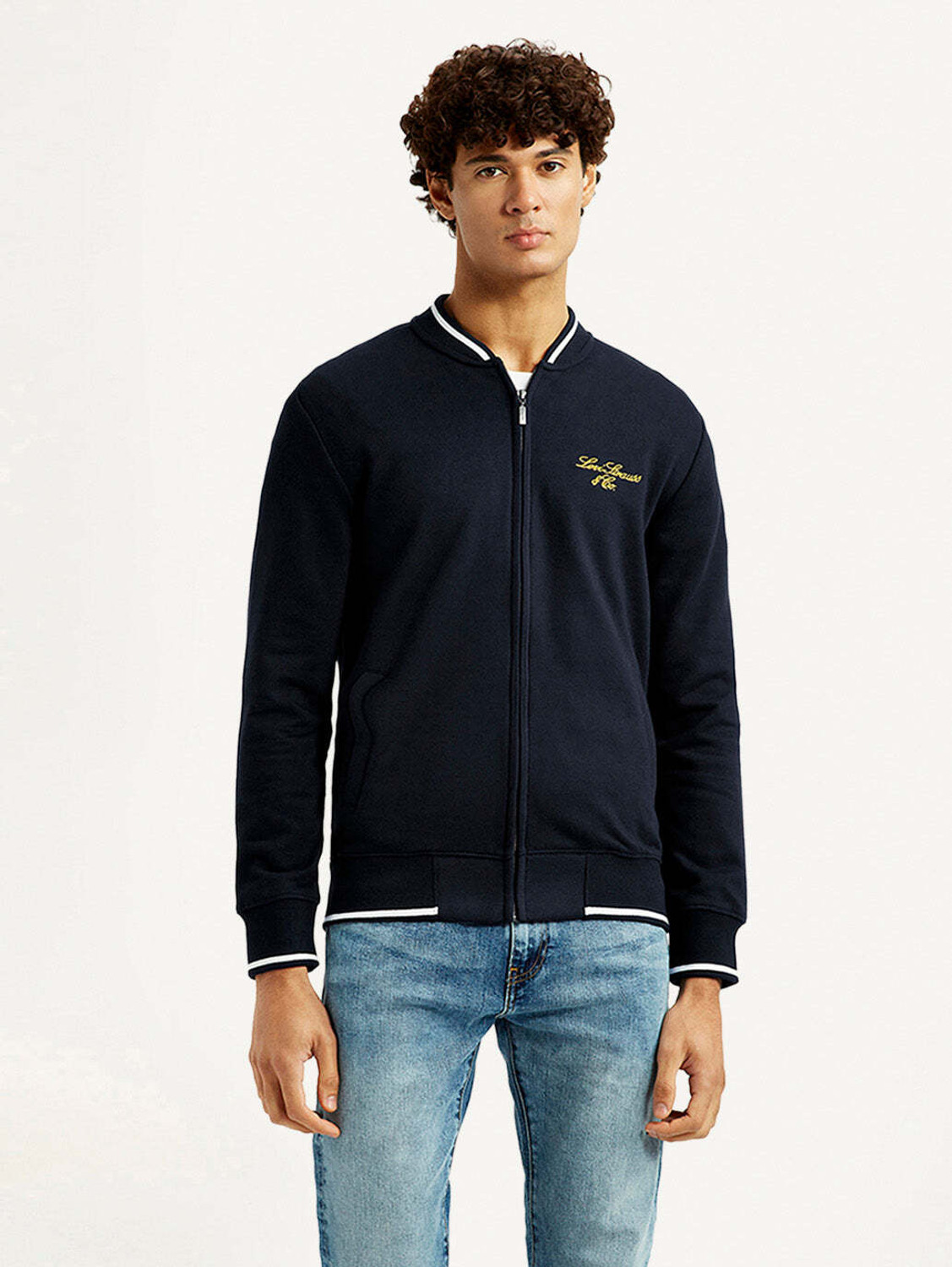Image of LEVI'S Full Sleeve Graphic Print Men Sweatshirt