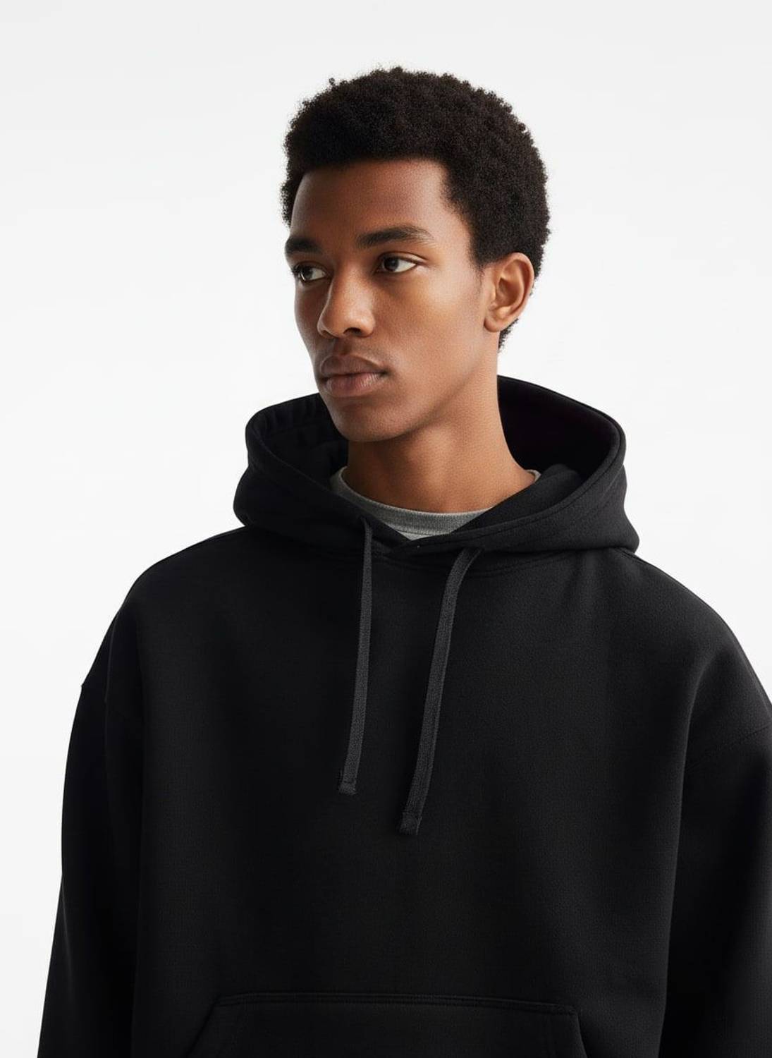 POSU TRENDZ Full Sleeve Solid Men Sweatshirt - Image 3