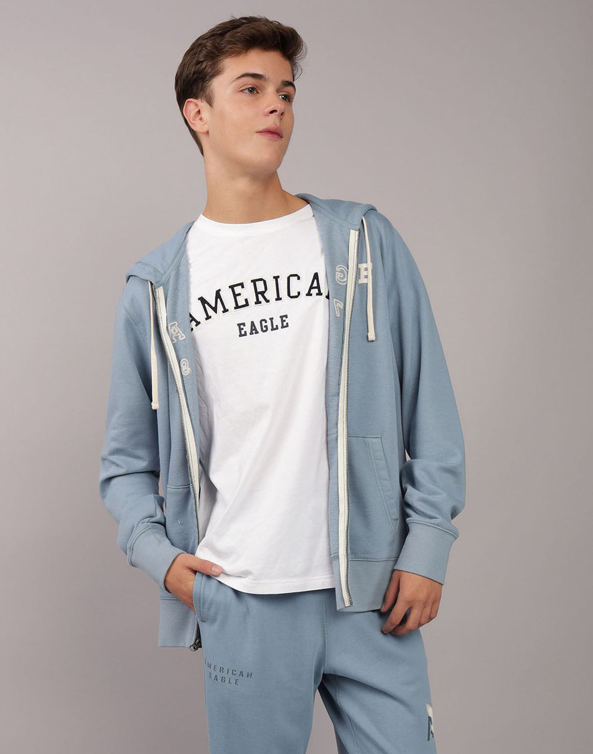 Image of American Eagle Full Sleeve Printed Men Sweatshirt