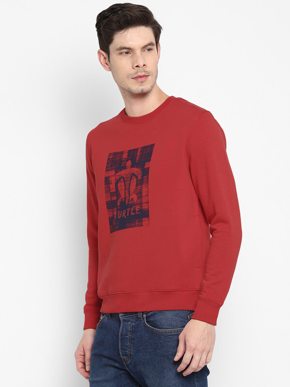 Image of TURTLE Full Sleeve Printed Men Sweatshirt