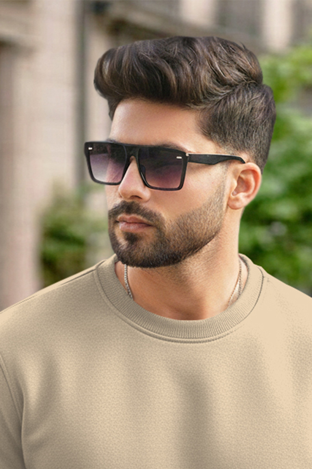 Image of TRIPR Full Sleeve Solid Men Sweatshirt