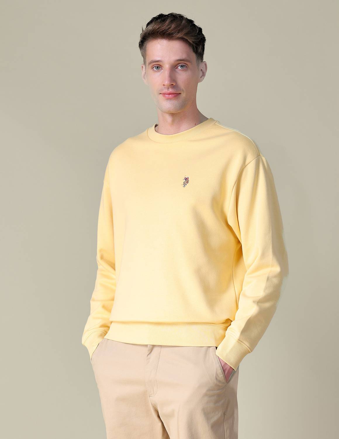 U.S. Polo Assn. Men Blue Sweatshirt - Image 2