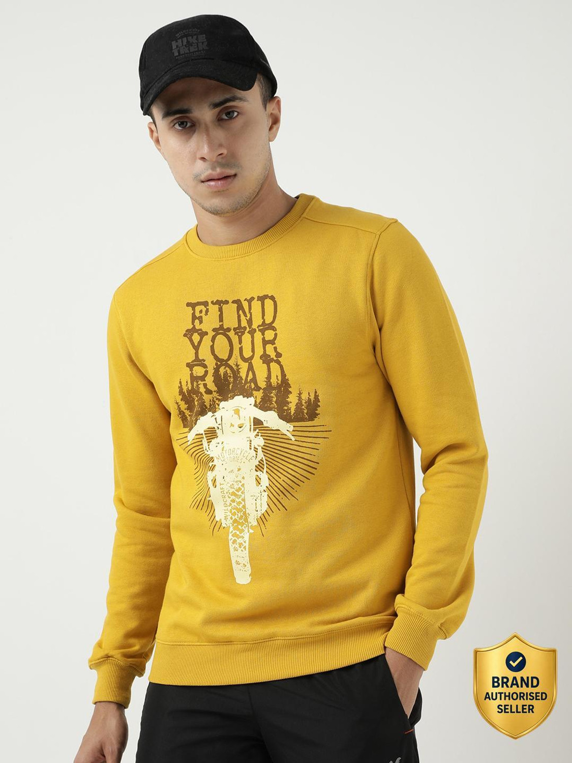 Image of Wildcraft Full Sleeve Printed Men Sweatshirt