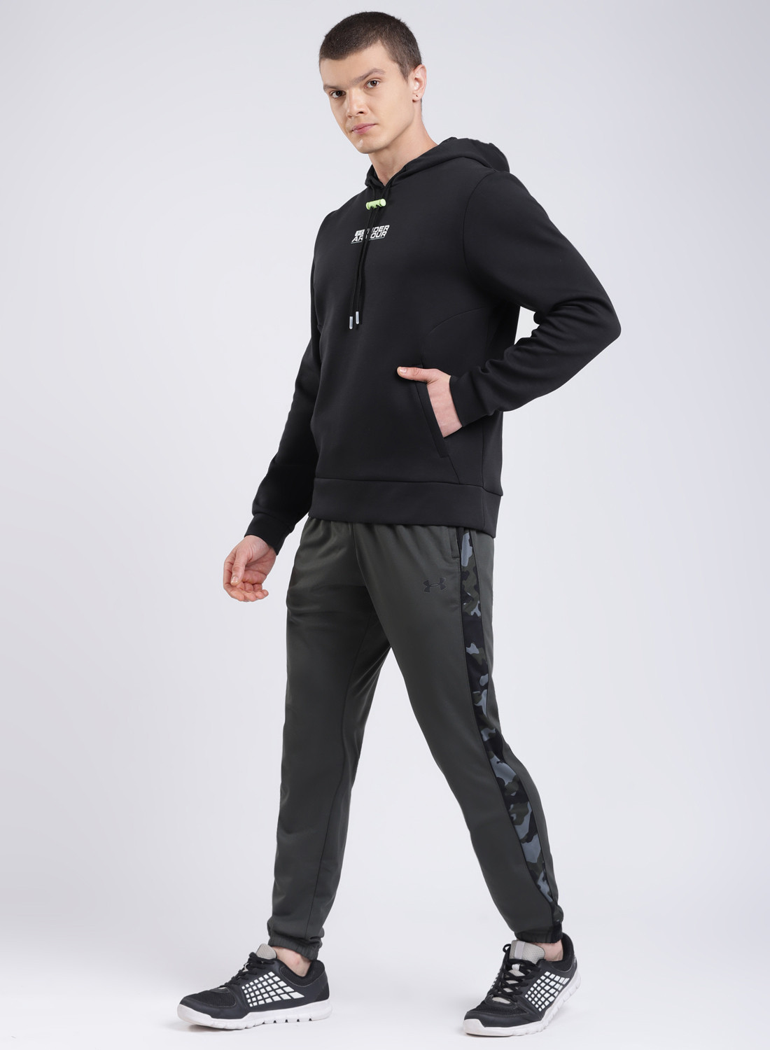 Image of UNDER ARMOUR Full Sleeve Solid Men Sweatshirt