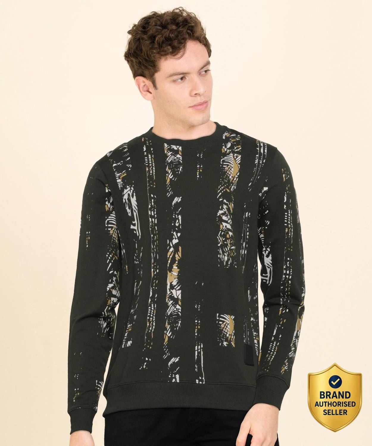 Blackberrys Full Sleeve Printed Men Sweatshirt