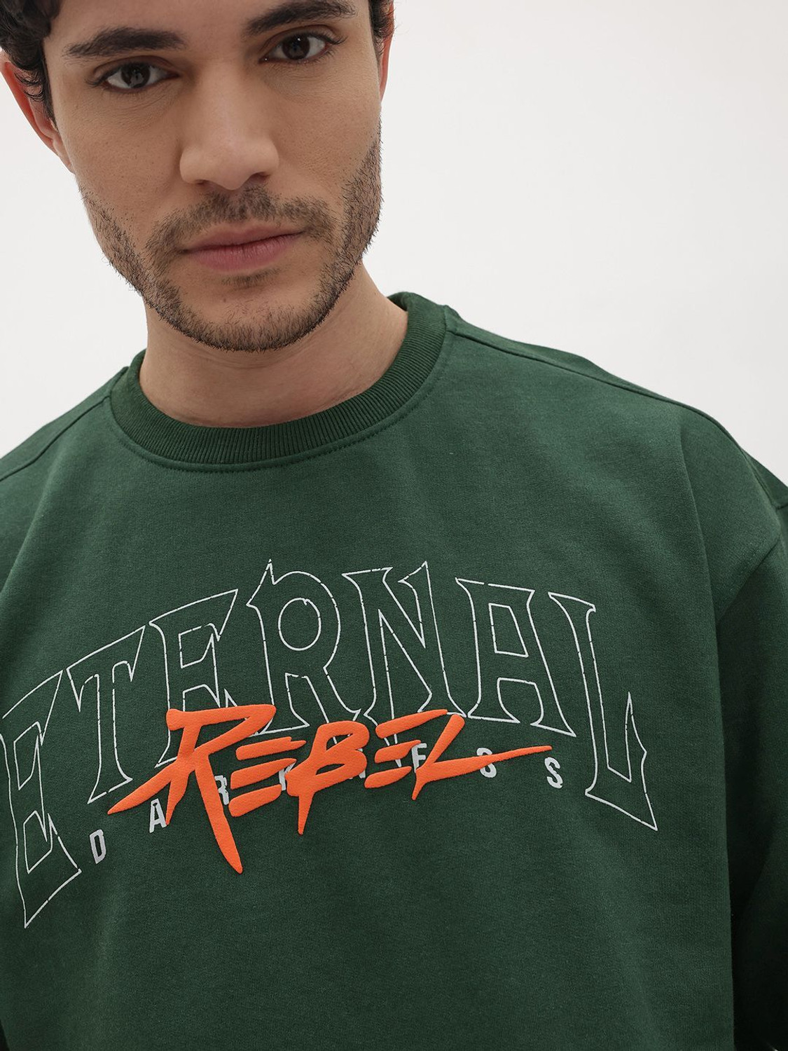 Image of Roadster Full Sleeve Printed Men Sweatshirt