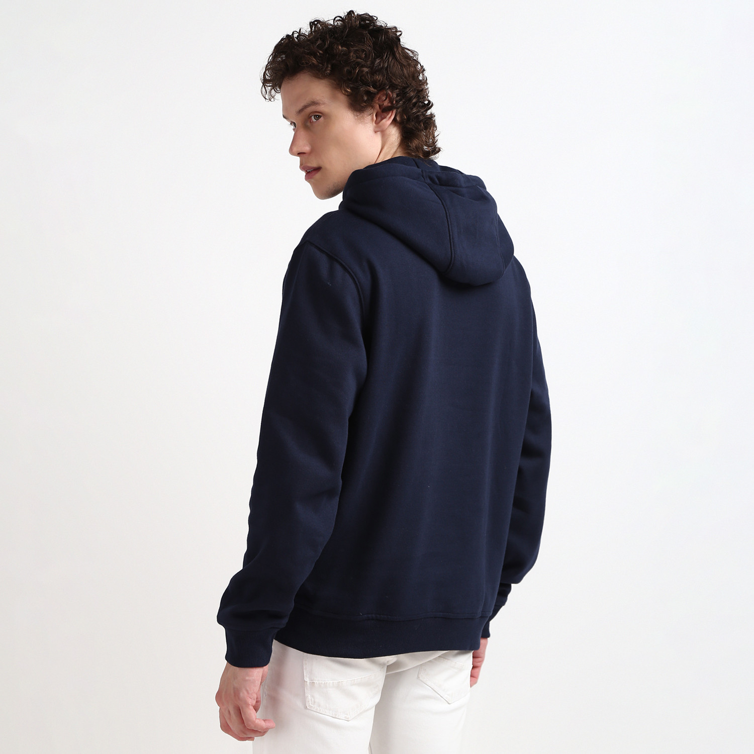 Image of TOMMY HILFIGER Full Sleeve Solid Men Sweatshirt