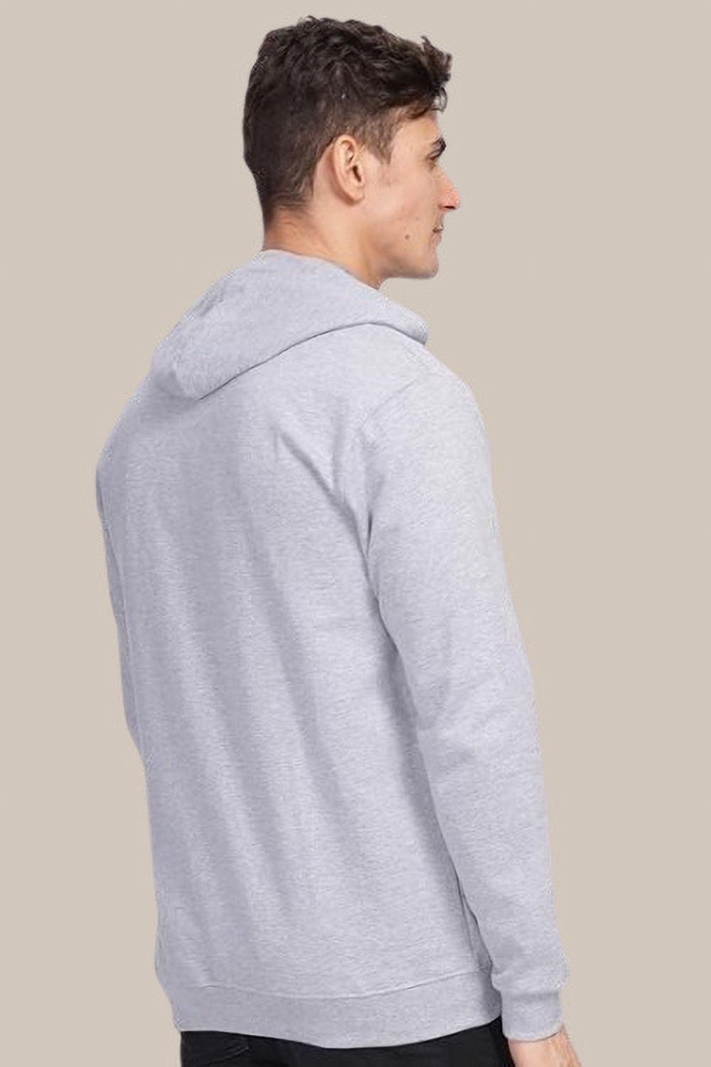 Image of ZAKOD Men Full Sleeve Solid Hooded Sweatshirt