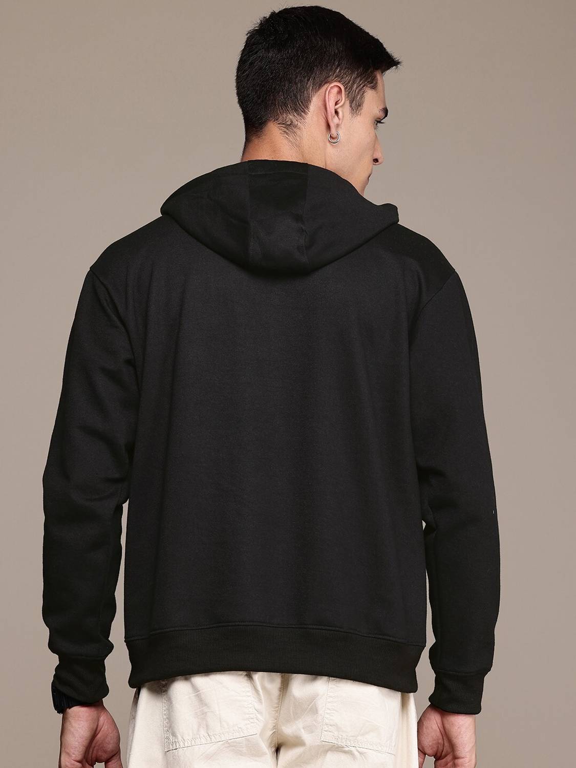 Roadster Full Sleeve Solid Men Sweatshirt - Image 4