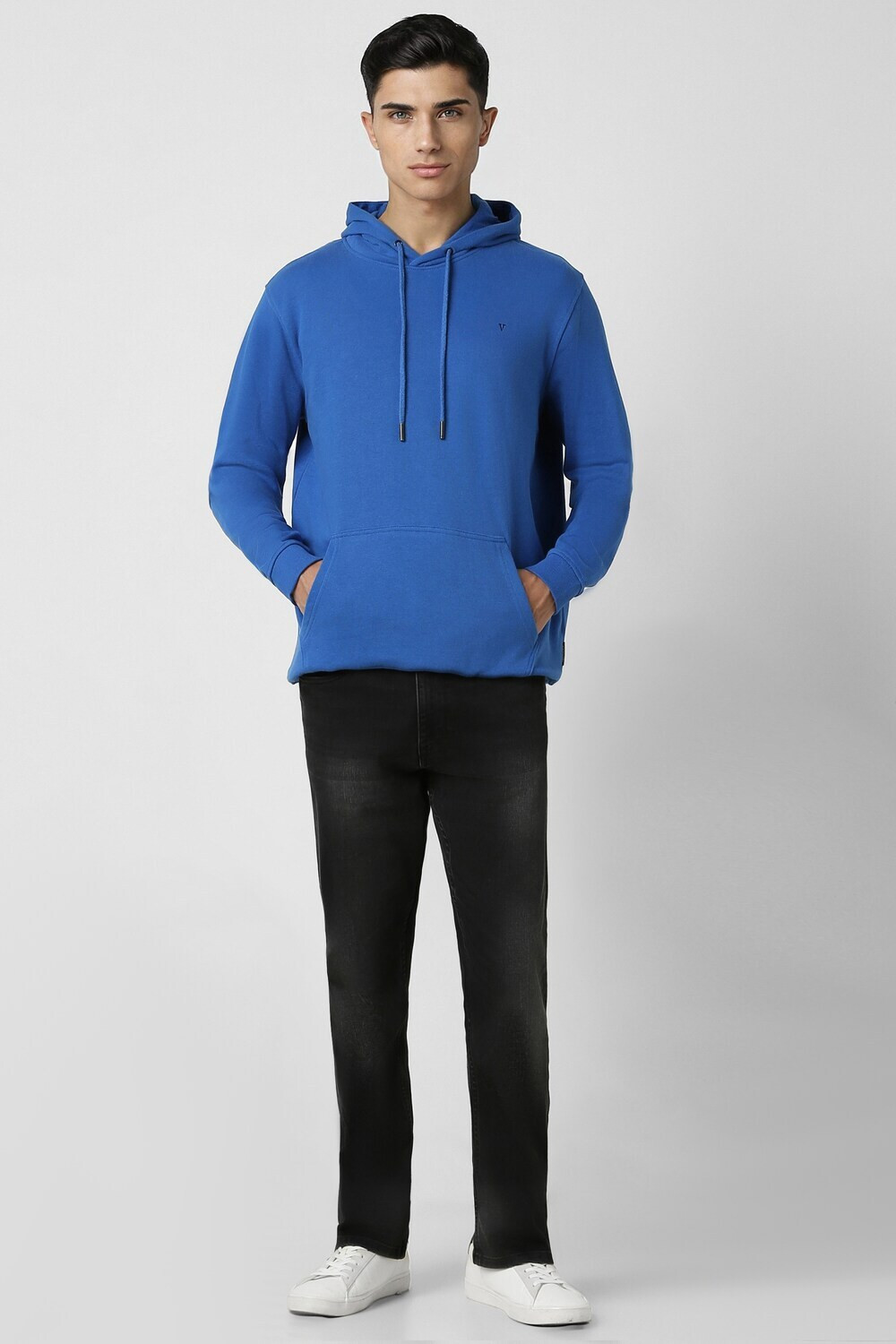 Image of VAN HEUSEN Full Sleeve Solid Men Sweatshirt
