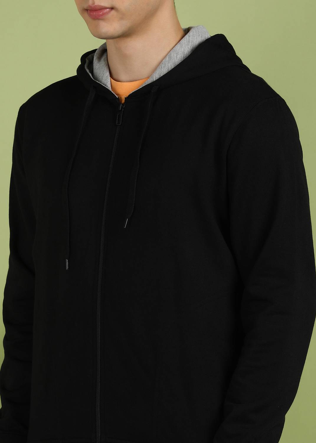 Alan Jones Full Sleeve Solid Men Sweatshirt - Image 4