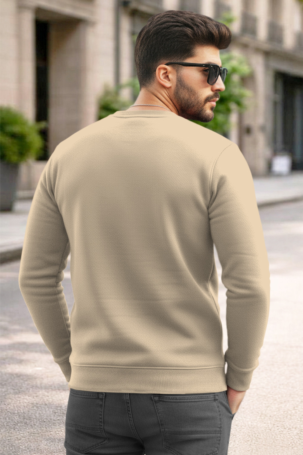 Image of TRIPR Full Sleeve Solid Men Sweatshirt