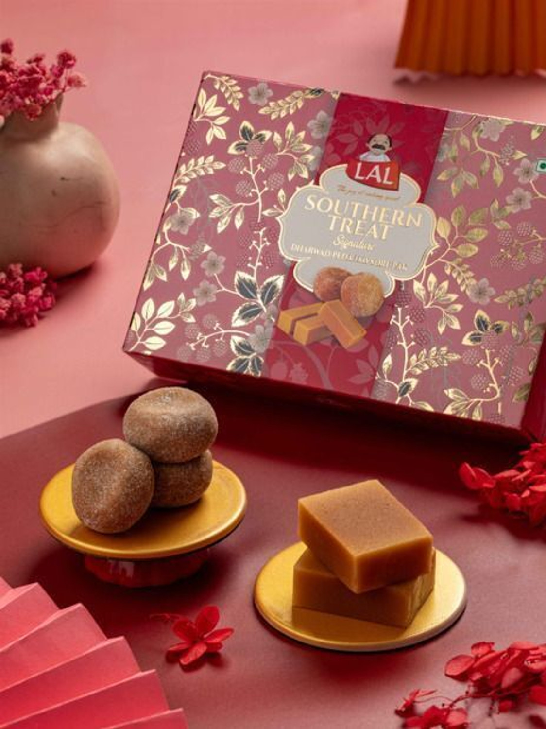 Image of Lal Sweets Southern Treat|(Mysore Pak& Dharwad Peda 200g Each) Combo