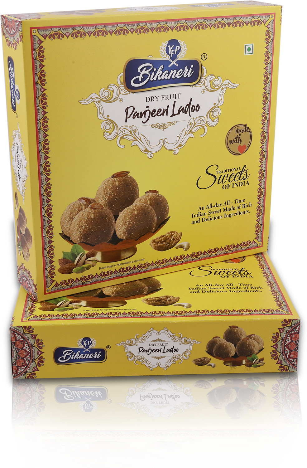 Image of yfp bikaneri Panjeeri Ladoo - Traditional Indian Sweet | 100% Natural & Homemade Taste Box