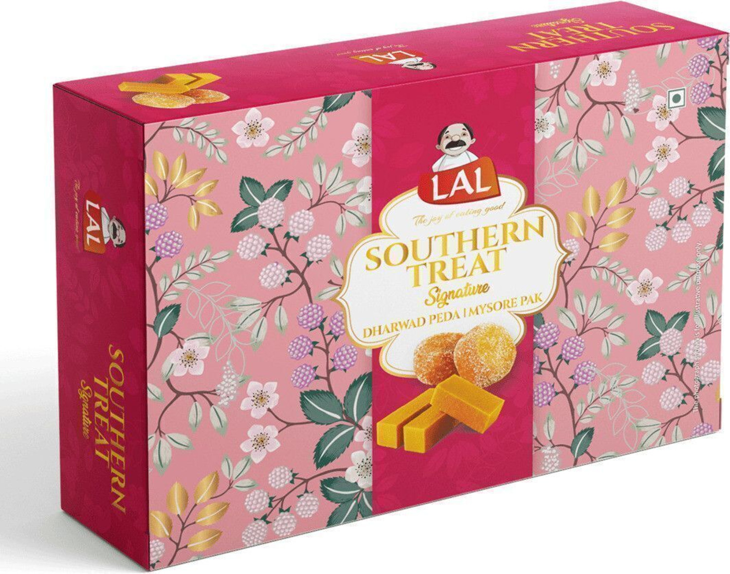 Image of Lal Sweets Southern Treat|(Mysore Pak& Dharwad Peda 200g Each) Combo