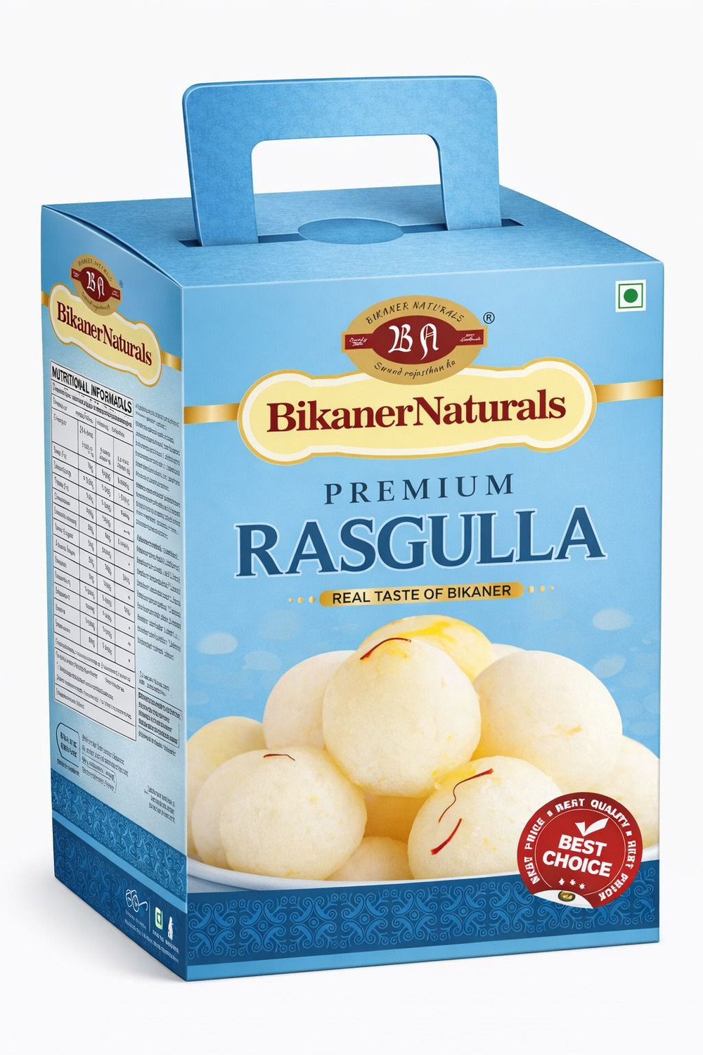 Image of 2BA BIKANER NAURALS RASGULLA