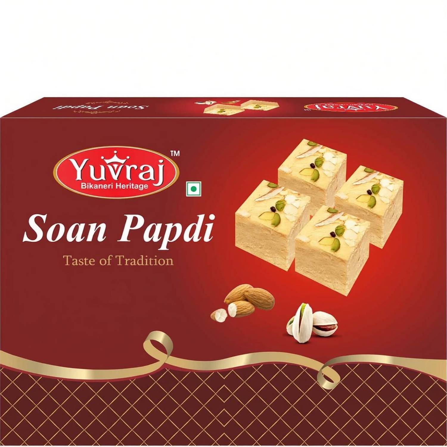 Yuvraj Food Product patisa sweets soan papdi 200 gm box
