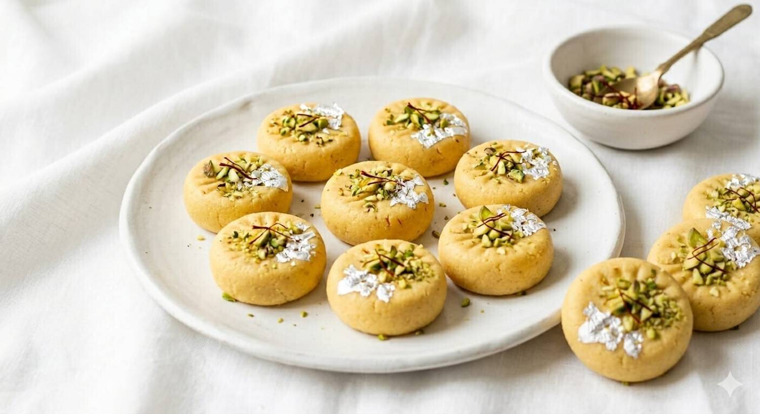 Mahul Sweets & Savouries Doodh Pista Peda 1Kg