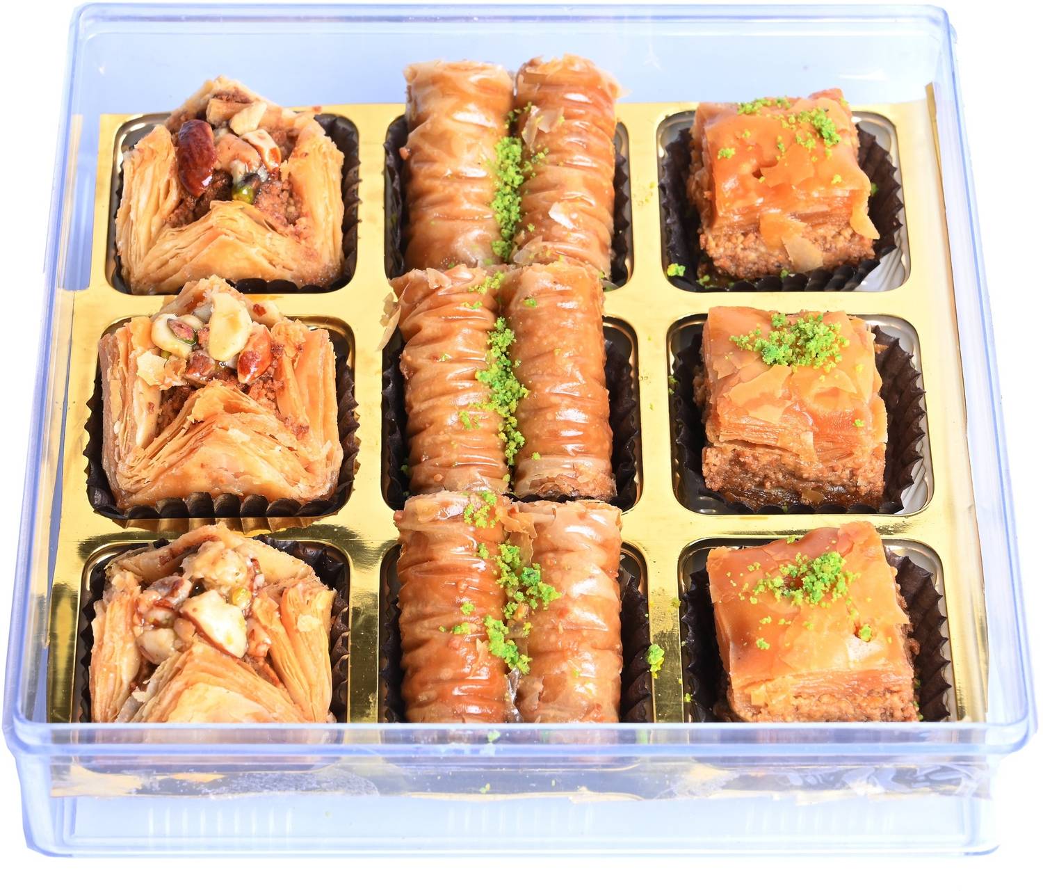 OASIS Baklawa Assorted Turkish, Lebanese Baklava for Gifting (09 Pcs)