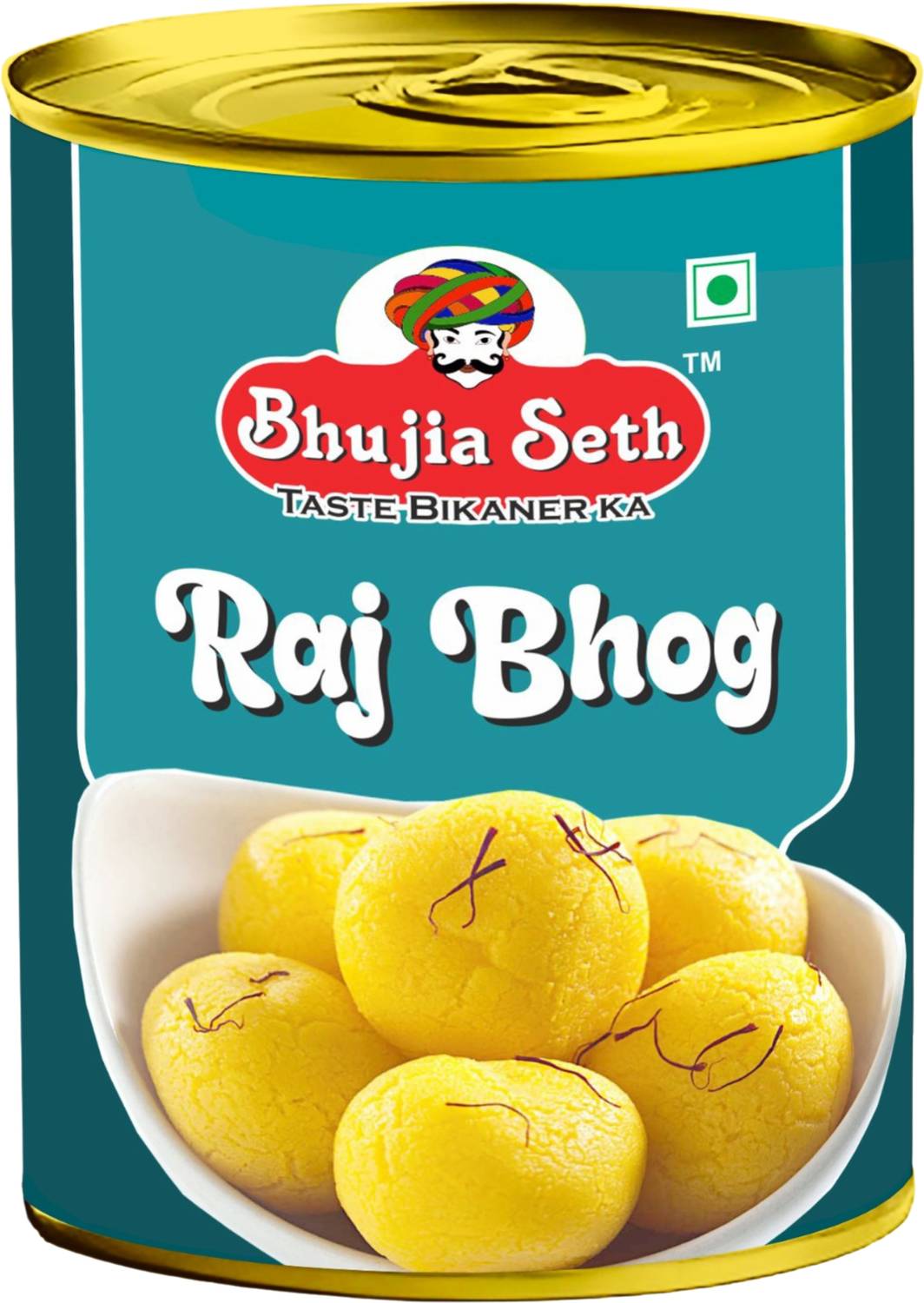 BHUJIYA SETH Rajbhog sweets mithai 1 kg tin