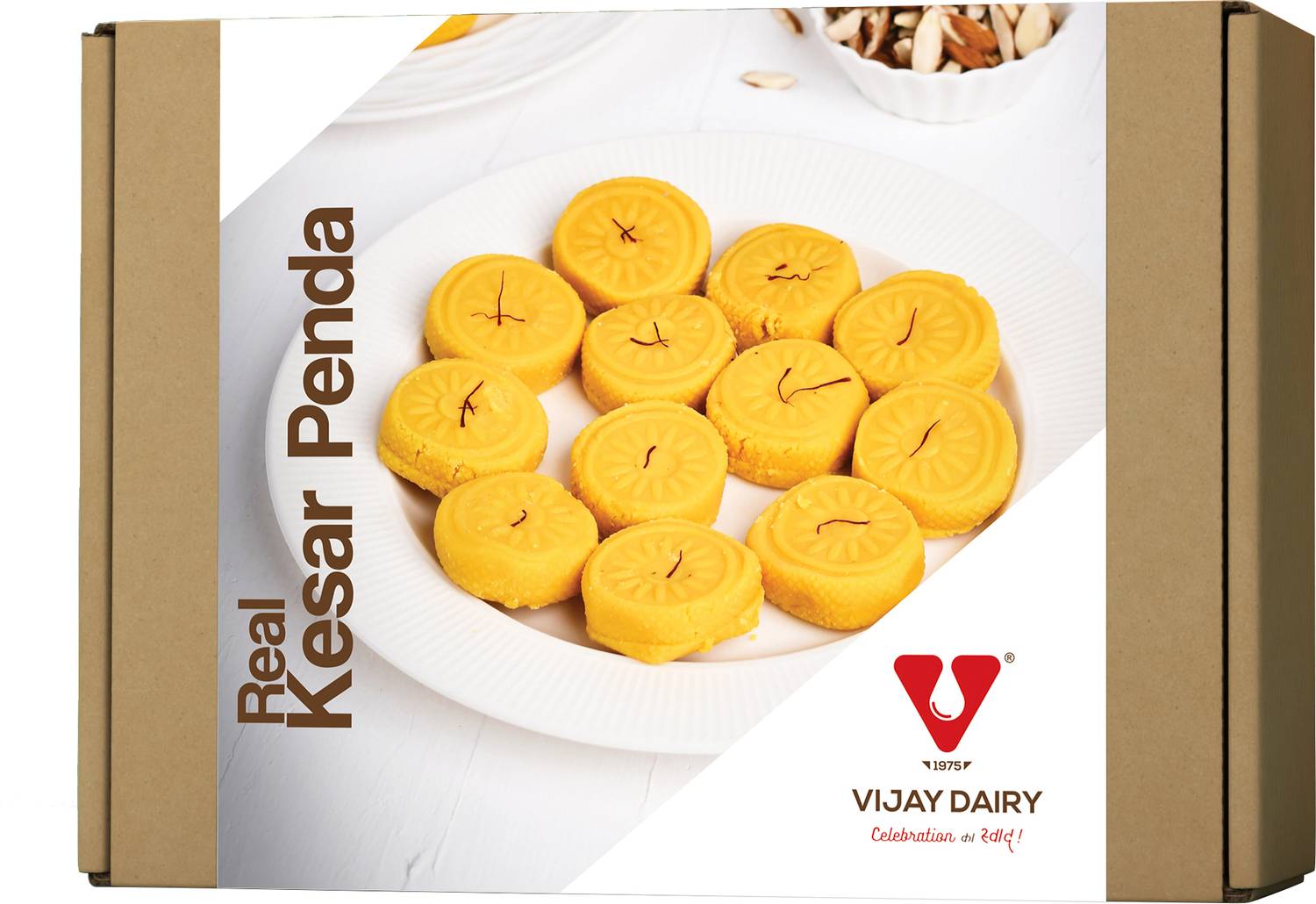vijay dairy products Real Kesar Peda 500 gram
