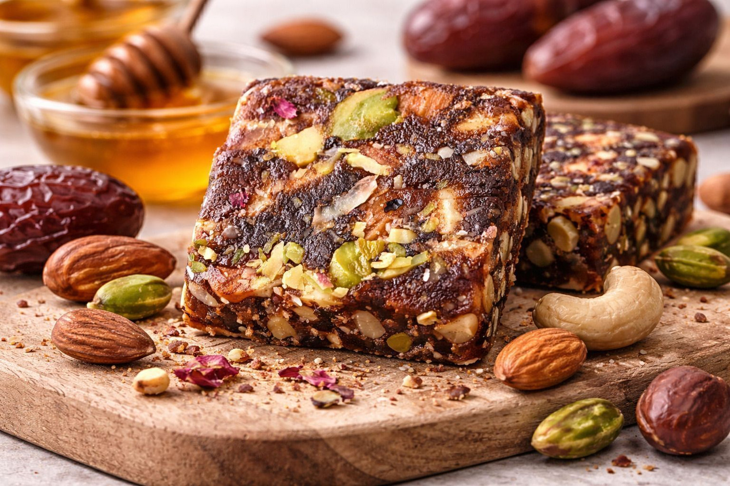Image of Yolo Roots Date Bites 200 gm- 10 Pieces Made with Almond,Cashew,Pistachio