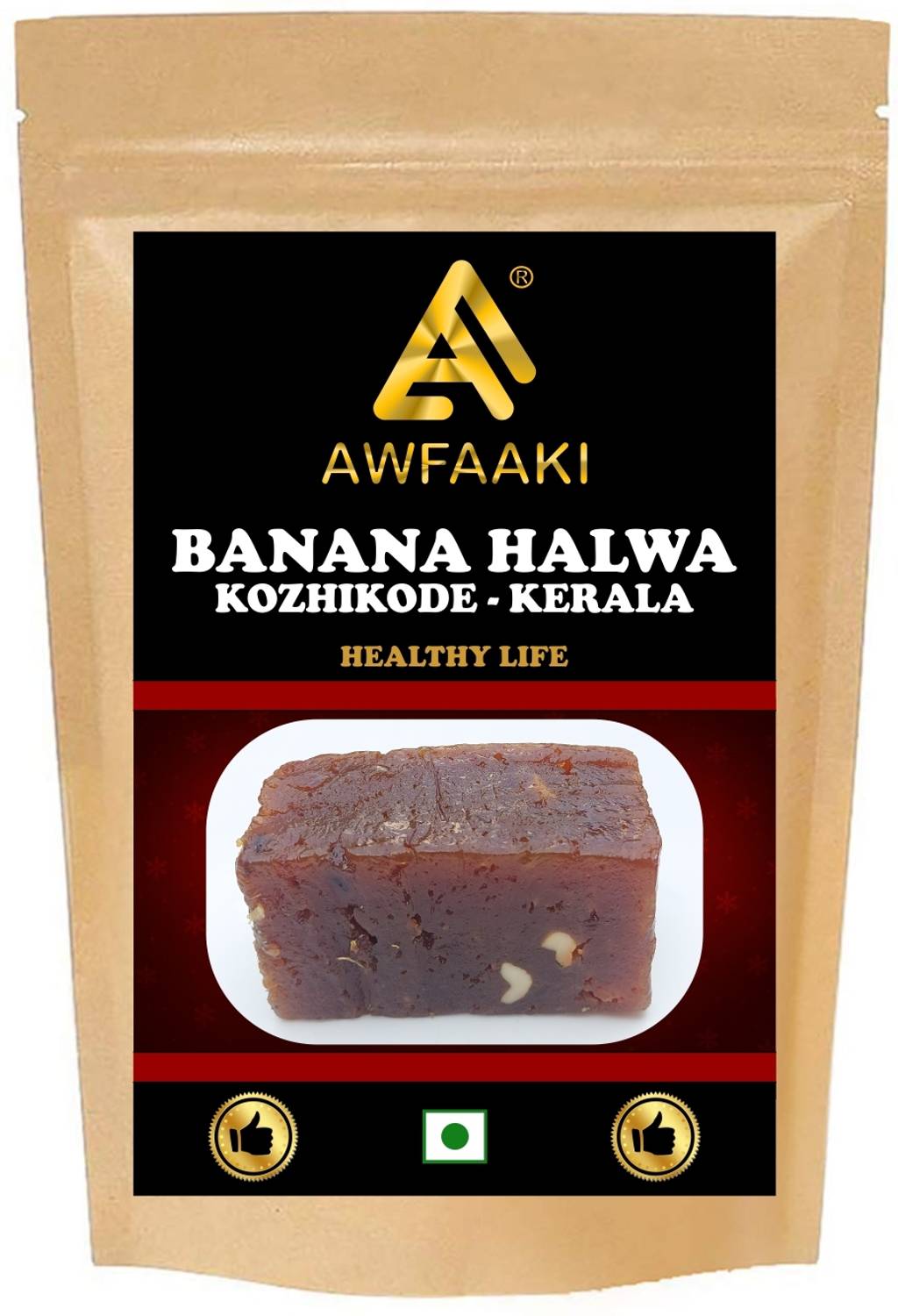 AWFAAKI Banana Halwa | Kozhikode Halwa | Kerala Halwa 500 g