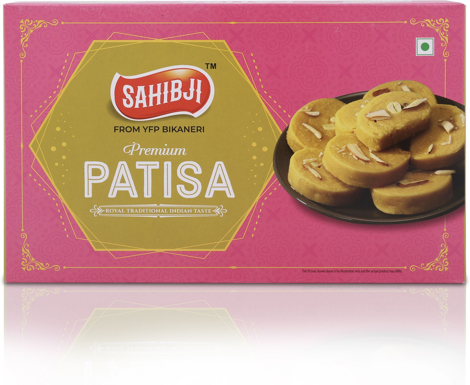 Image of YFP SAHIBJI Patisa 400 Gram | Traditional Indian Sweet | No added Colours or Preservatives Box