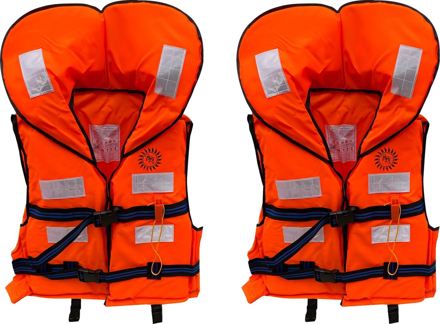 Image of Robustt EPE Foam Life Jacket for Safety,Weight Capacity Upto 125Kg, Pack of 2 Swim Floatation Belt