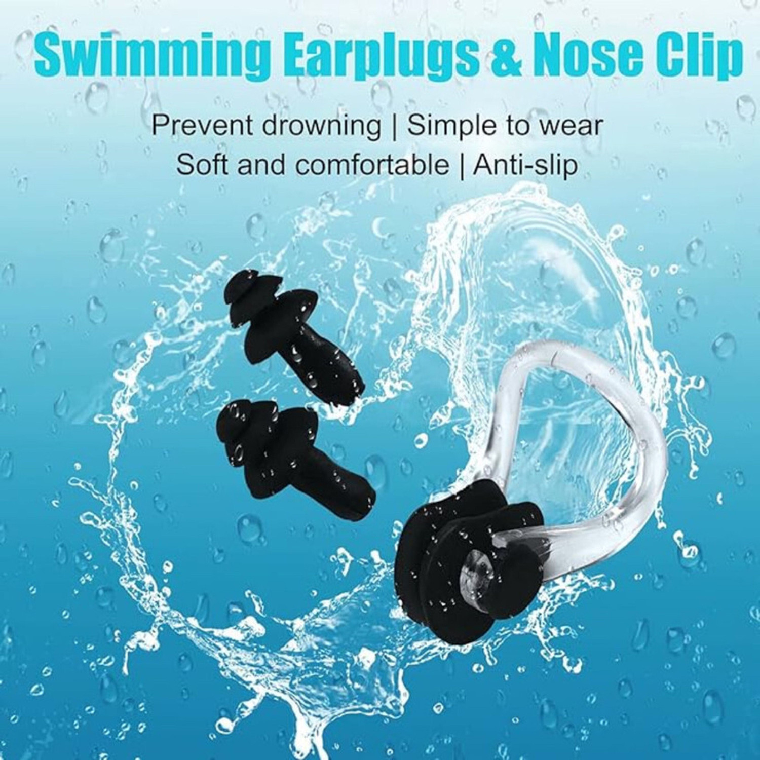 Image of JMT Wear Boys 1 Swimming Short, 1 Anti Fog Goggle, 1 Silicone Cap, 1 NoseClip & 2 EarPlug Printed Boys Swimsuit