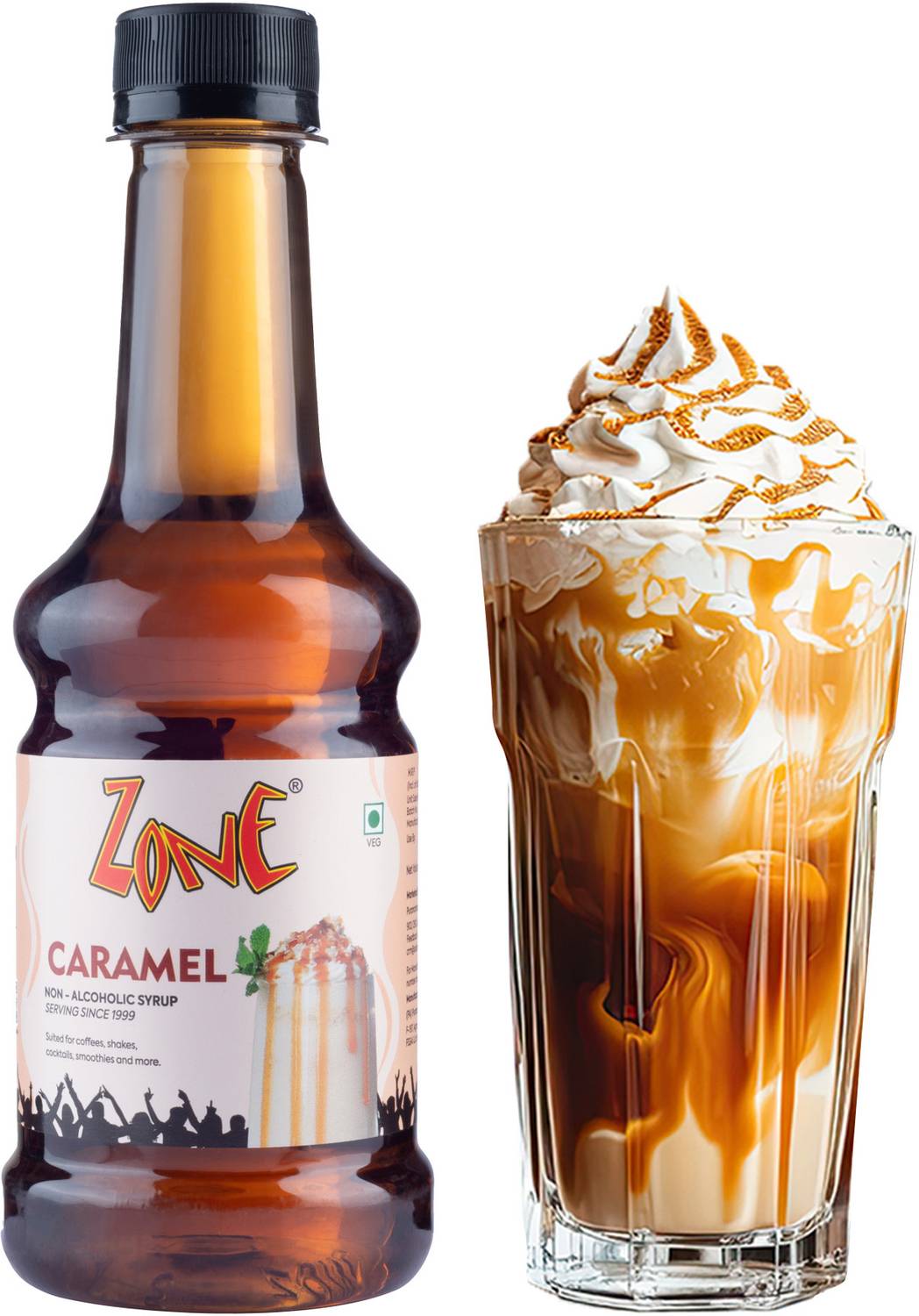 Zone Caramel Flavoured Syrup 300ml Caramel Price in India - Buy