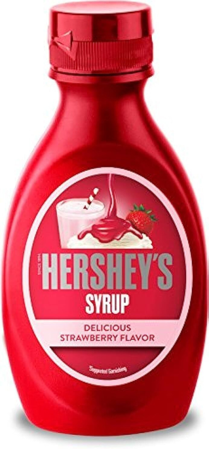 Image of HERSHEY'S Strawberry Flavored Syrup Strawberry