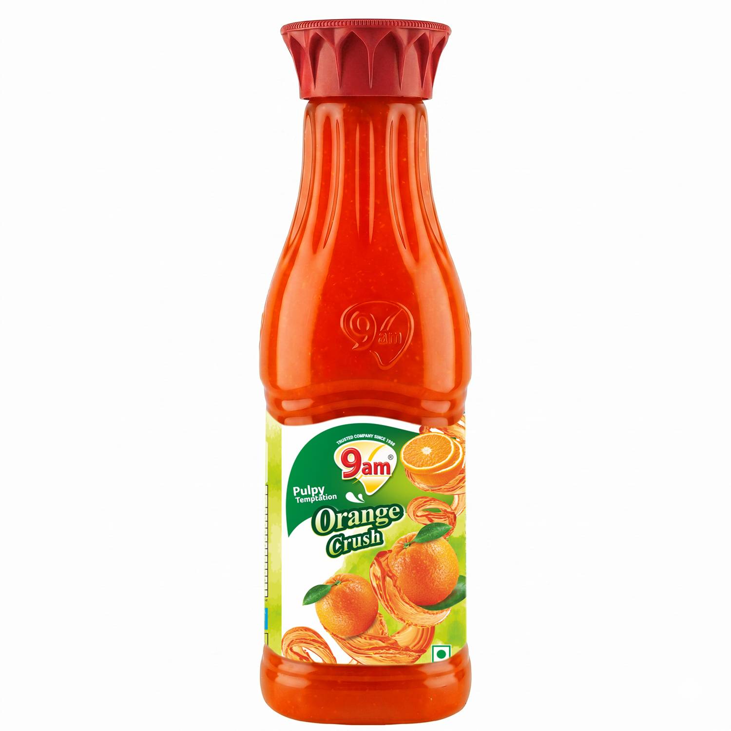 9am Orange Crush Drink|Ready to Mix|Refreshing Juice|For Ice Cream, Milkshake & More Orange